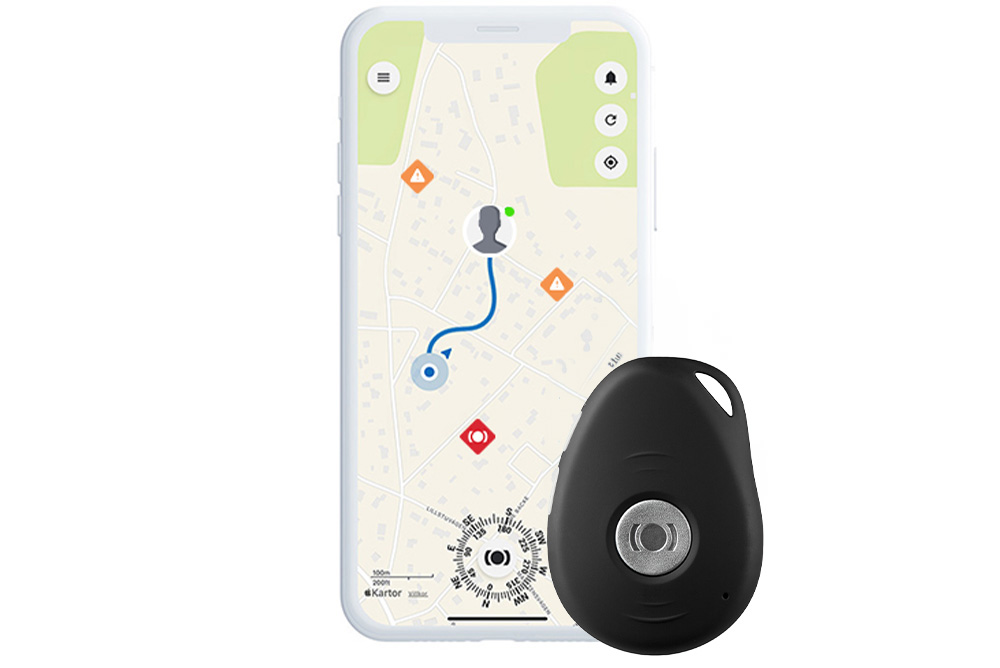 Personal GPS tracker för riskyrken